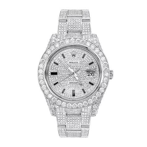 rolex daydate iced out|iced out Rolex bezel.